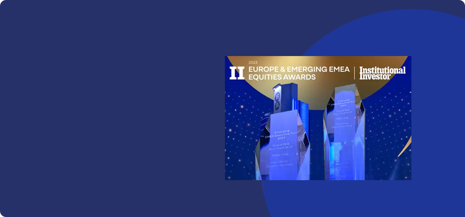 2023 Europe And Emerging EMEA Equities Awards'ta Bu yılda en iyi seçildik